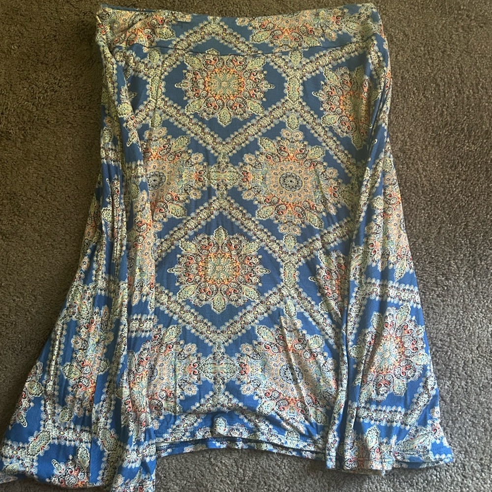 Renee C Jessica Printed Swing Skirt